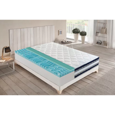 MATELAS À MÉMOIRE DE FORME ET GEL RAFRAÎCHISSANT 26.50CM 120X190CM