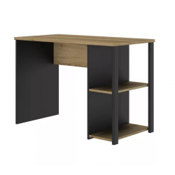 BUREAU INDUSTRIEL AVEC ÉTAGÈRES L107 CM - SOAN