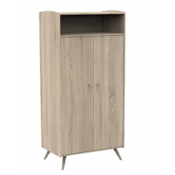 ARMOIRE 2 PORTES ET 1 NICHE BOIS ACCESS BOIS