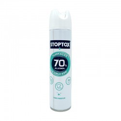 CARTON DE 12 PIECES DESINFECTANT SURFACES AEROSOL 70% ALCOOL 300 ML