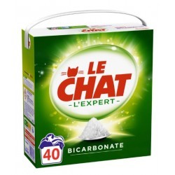 CARTON DE 4 PIECES LE CHAT POUDRE EXPERT BICARBONATE 40 LAVAGES