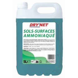 CARTON DE 2 PIECES NETTOYANT SOL ET SURFACES DRYNET PROFESSIONNEL 5L AMMONIAQUE