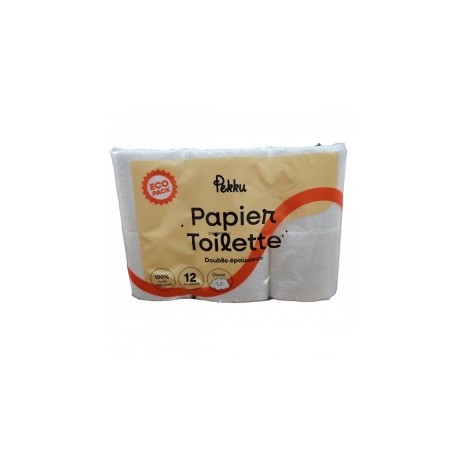 COLIS DE 108  ROULEAUX PAPIER TOILETTE 2 PLIS ECO