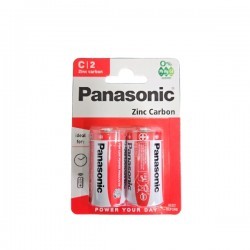 CARTON DE 60 PIECES PILES PANASONIC ZINC CARBON R14