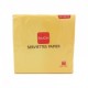 CARTON DE 36 PIECES SERVIETTE MICROPOINTE 2 PLIS 38X38 CM X40P JAUNE