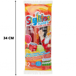 LOT DE 192 PIECES SIGLITOS FLASH ICE POPS 960 ML