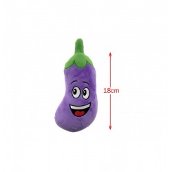 LOT DE 216 PIECES PELUCHE AUBERGINE PLUCHON TAILLE 1