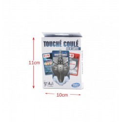 LOT DE 64 PIECES JEU DE CARTES TOUCHÉ COULÉ HASBRO