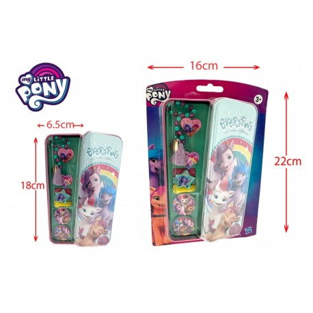 LOT DE 60 PIECES ETUI BEAUTE MY LITTLE PONEY HASBRO