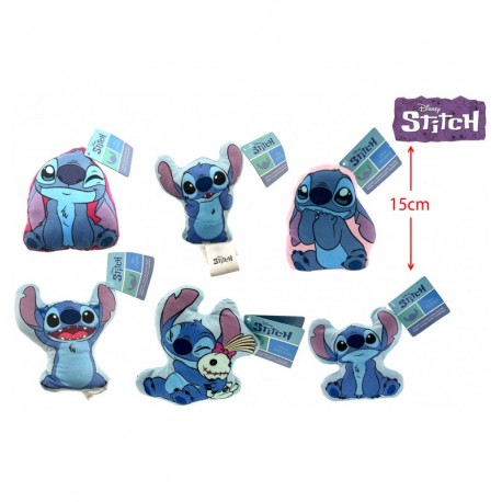 LOT DE 144  PIECES PELUCHE LILO ET STITCH 6 ASSORTIS TAILLE 1