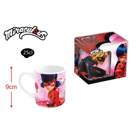 LOT DE 72 PIECES MUG MIRACULOUS LADYBUG