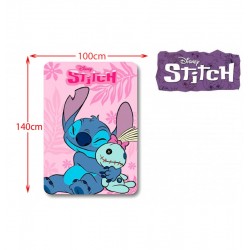 LOT DE 24 PIECES COUVERTURE POLAIRE LILO&STITCH