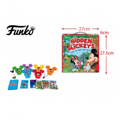 LOT DE 12 PIECES   JEU DE SOCIETE HIDDEN MICKEYS