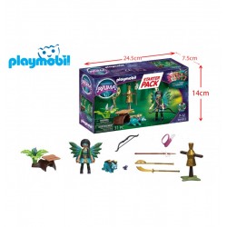 LOT DE 12 PIECES PLAYMOBIL AYUMA - Starter Pack KNIGHT FAIRY RATON LAVEUR