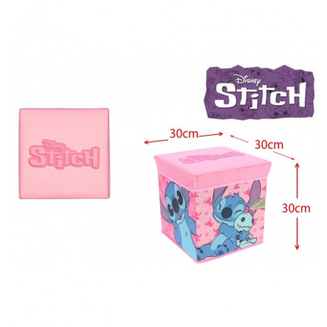 LOT DE 6 PIECES COFFRE DE RANGEMENT ET BANC LILO & STITCH