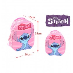 LOT DE 24 PIECES SAC A DOS 3D LILO & STITCH