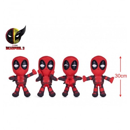 LOT DE 48 PIECES PELUCHE DEADPOOL 4 ASSORTIS TAILLE 3