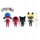 LOT DE 48 PIECES PELUCHE MIRACULOUS LADYBUG ET FRIENDS 4 ASSORTIS TAILLE 3