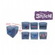 LOT DE 12 PIECES COUSSIN CUBE LILO & STITCH