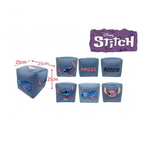 LOT DE 12 PIECES COUSSIN CUBE LILO & STITCH